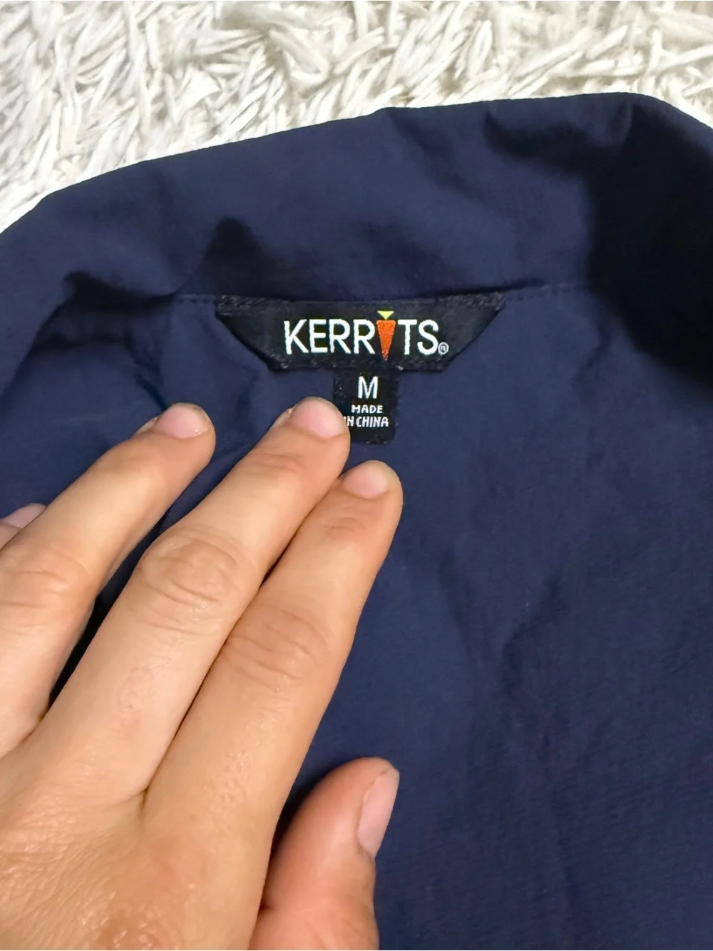 Women’s Medium Navy Kerrits Horseback Riding Show Coat. Good Condition.